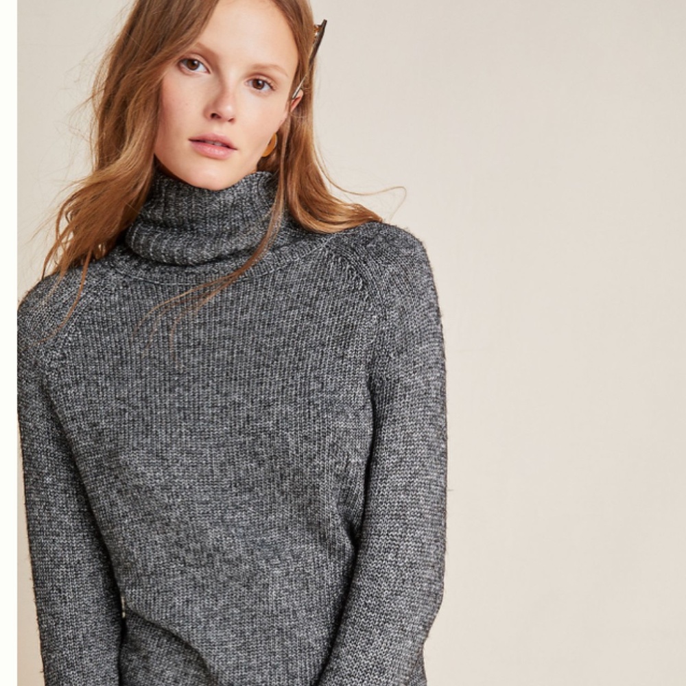 NWT Anthropologie Coretta Shine Turtleneck Sweater